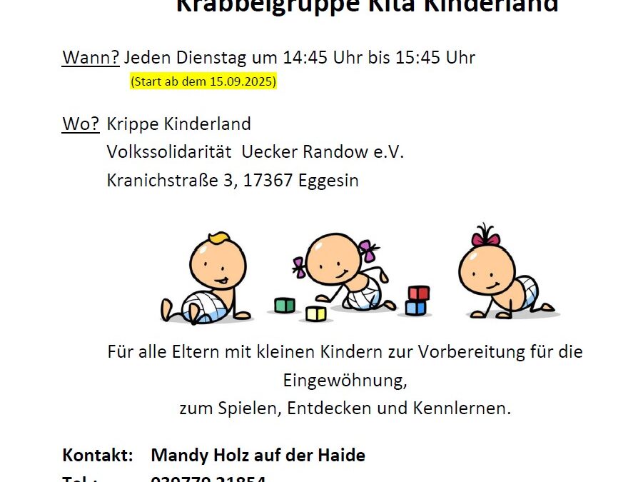 Krabbelgruppe Kita Kinderland