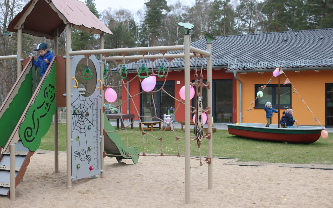 Spielplatzeröffnung in der Kita „Sanddüne“ in Altwarp
